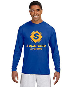 Custom Printed T-Shirts: A4 Mens Cooling Performance Long Sleeve T-Shirt